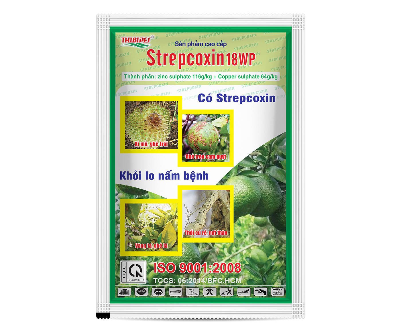 THUỐC TRỪ BỆNH - STREPCOXIN 18WP